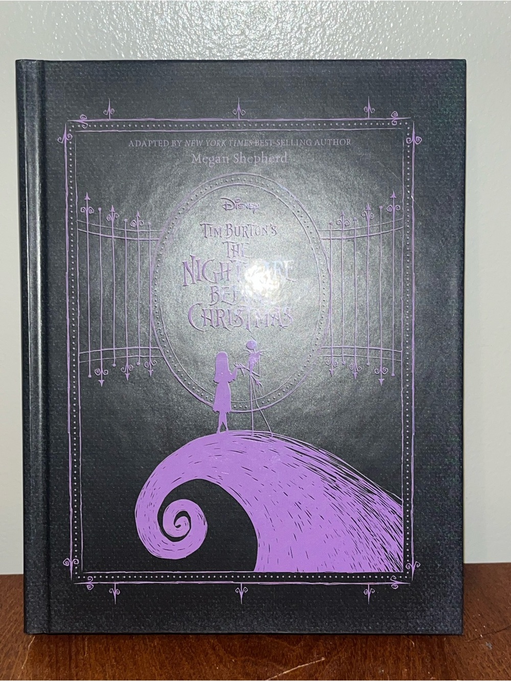 Disney The Nightmare Before Christmas Hardcover Book - Black and White